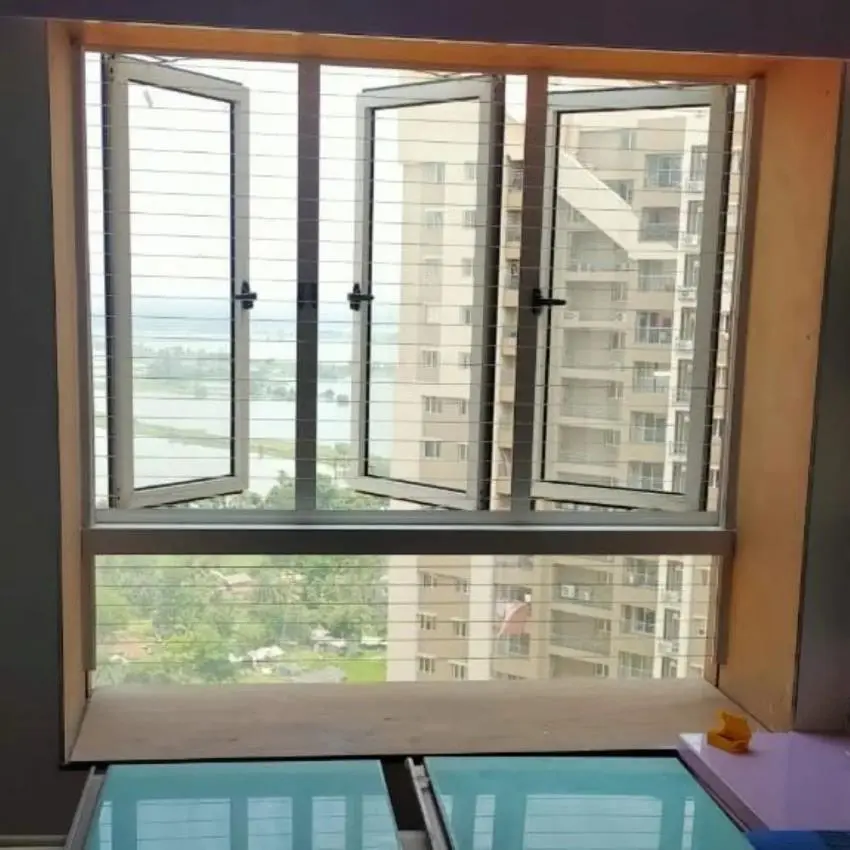 Window Invisible Grills installation in Andhra Pradesh — photo 2